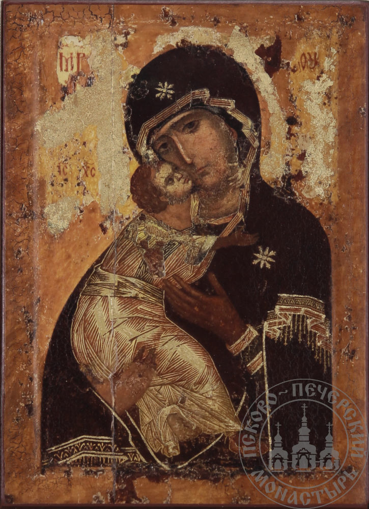 Владимирская икона Божией Матери (Копия, Византия, ГТК)